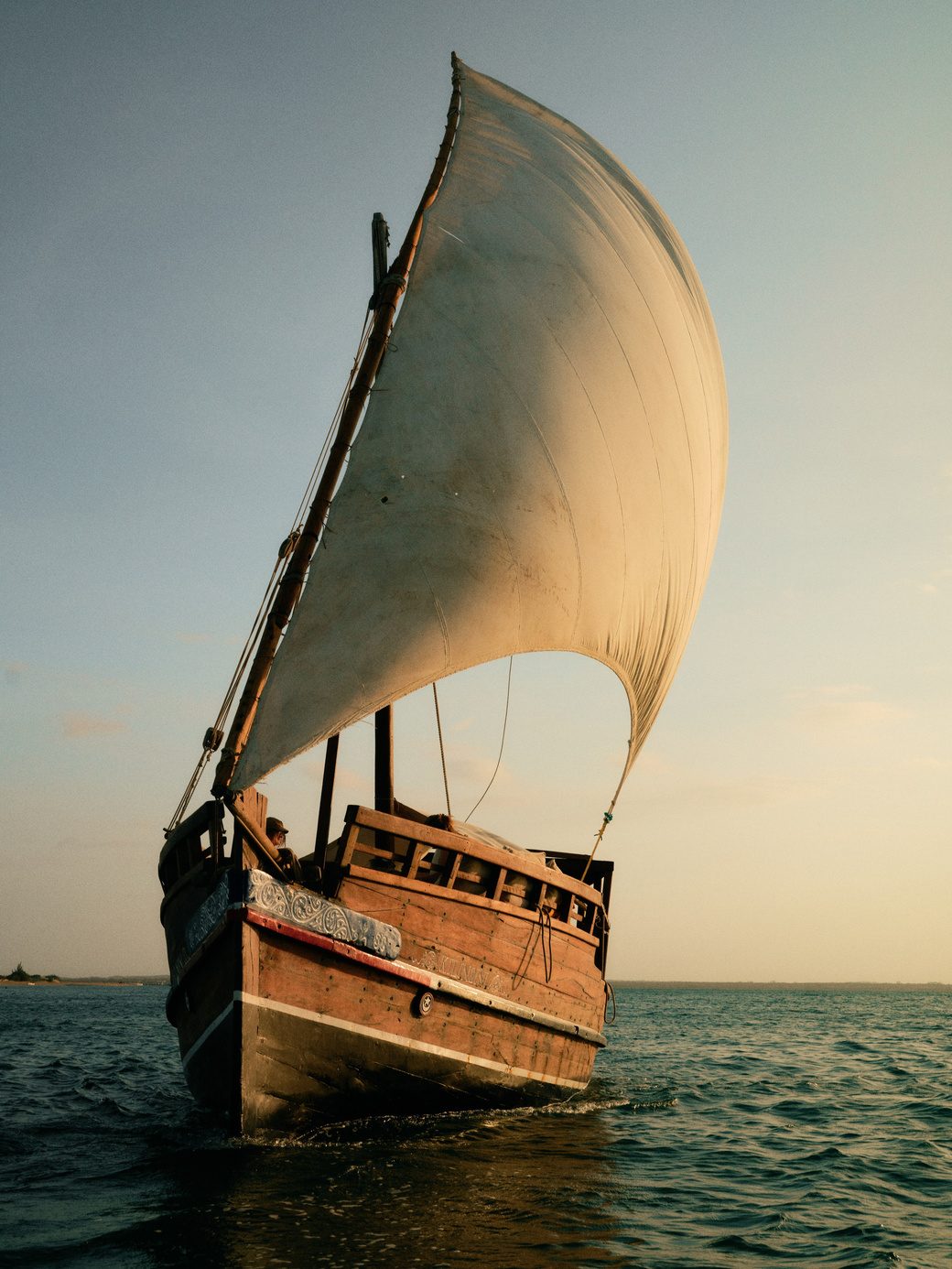 Dhow at full sail